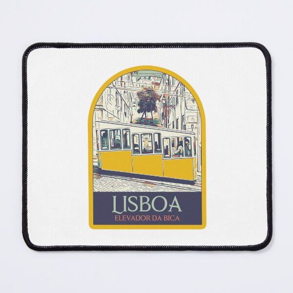 Item preview, Illustration of the Famous Bica Funicular in Lisbon, Portugal designed and sold by Lemomo-artworks.