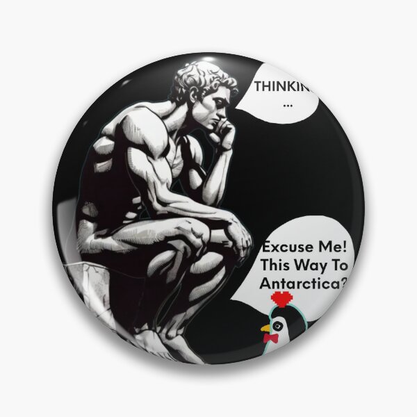 Item preview, LaMaisonOfMY MY THOUGHT BUBBLES WITH THINKER STATUE COLLECTION NO.3 BLACK designed and sold by LaMaisonOfMY.
