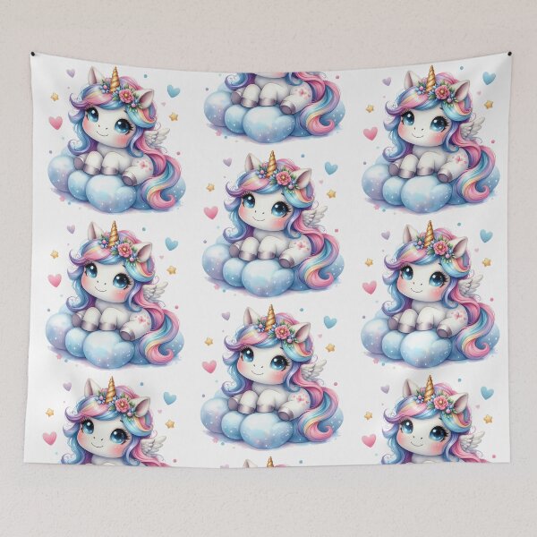 Item preview, Unicorn on a cloud designed and sold by Ravensplace22.