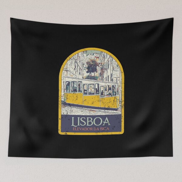 Item preview, Illustration of the Famous Bica Funicular in Lisbon, Portugal designed and sold by Lemomo-artworks.