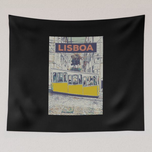 Item preview, Illustration of the Famous Bica Funicular in Lisbon, Portugal designed and sold by Lemomo-artworks.