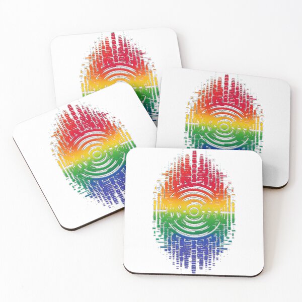 Item preview, Rainbow soundwaves designed and sold by BlissfulBlossom.