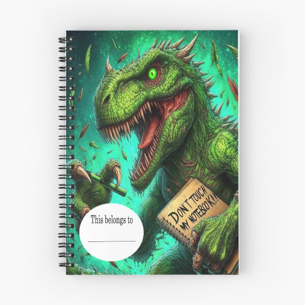 Item preview, Don't Touch My Notebook! designed and sold by SilverWonderArt.