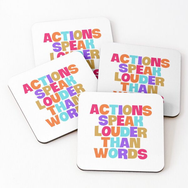 Item preview, Famous proverbs Actions speak louder than words designed and sold by FaridStoore.