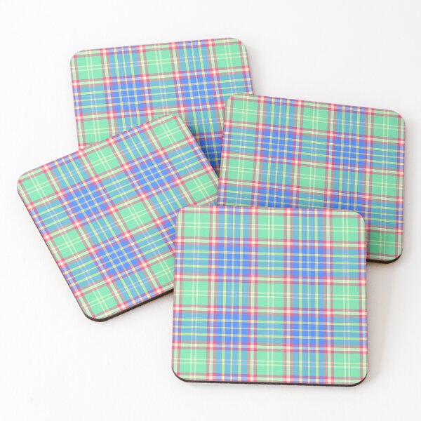 Item preview, Mint Green, Bright Blue, and Pink Plaid designed and sold by plaidwerx.