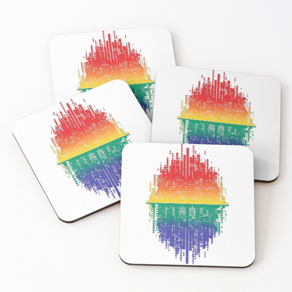 Item preview, Rainbow soundwaves 2 designed and sold by BlissfulBlossom.