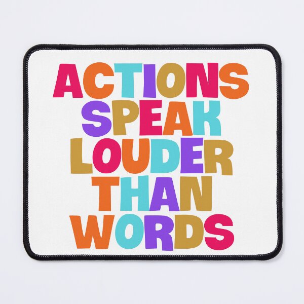 Item preview, Famous proverbs Actions speak louder than words designed and sold by FaridStoore.