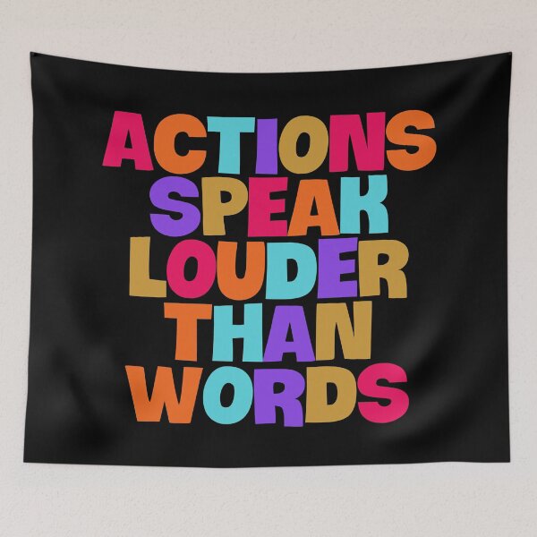 Item preview, Famous proverbs Actions speak louder than words designed and sold by FaridStoore.
