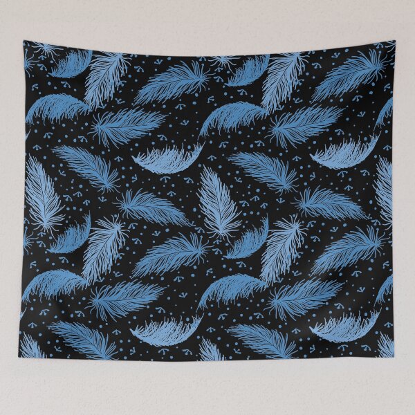 Item preview, Blue Feather Pattern designed and sold by mrdom93.