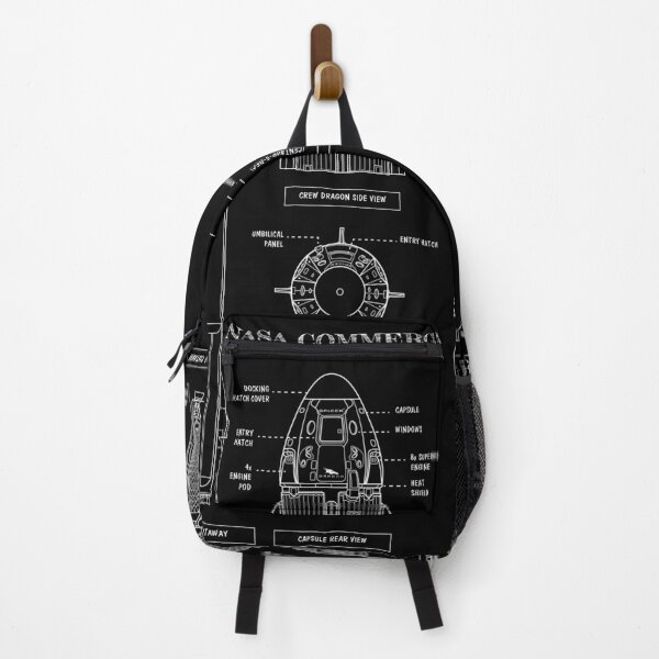 Item preview, Crew Dragon and CST-100 Starliner (White Stencil-No Background) designed and sold by BGALAXY.