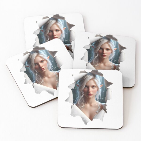 Item preview, Enigmatic Revelation Portrait Elf designed and sold by AI-Only Creations.