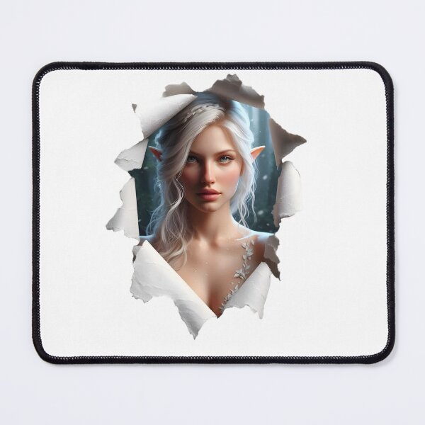Item preview, Enigmatic Revelation Portrait Elf designed and sold by AI-Only Creations.