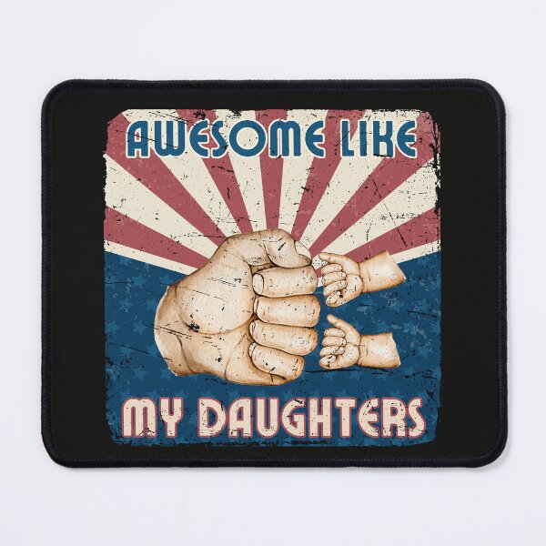 Item preview, Awesome Like My Daughters Retro Funny Fathers Day designed and sold by WildPalette-Art.