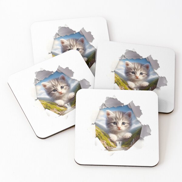 Item preview, Enigmatic Revelation Kitten designed and sold by AI-Only Creations.