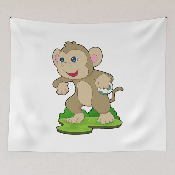 Item preview, Monkey Handball player Handball designed and sold by Snabdesign84.