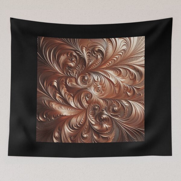 Item preview, Copper Fractal 3 designed and sold by Sybille-Yates.