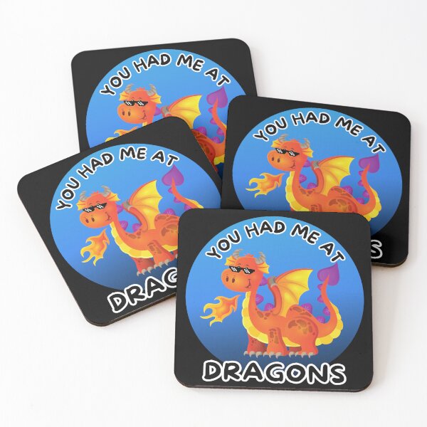 Item preview, You Had Me at Dragons, Cool Fantasy Art designed and sold by impressionofmel.
