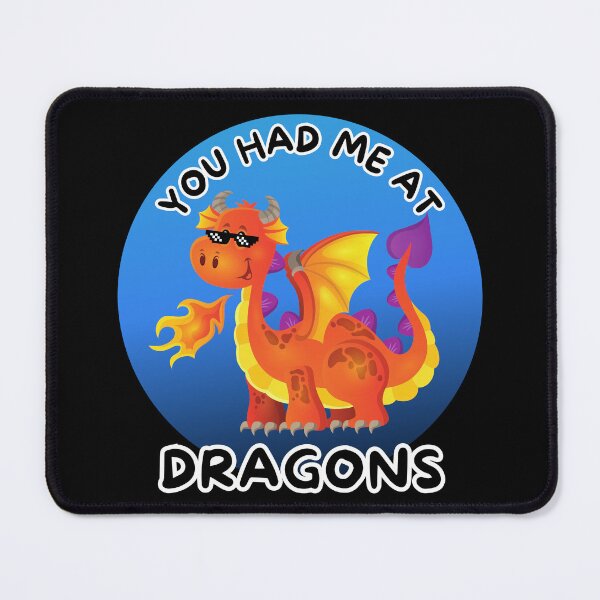 Item preview, You Had Me at Dragons, Cool Fantasy Art designed and sold by impressionofmel.
