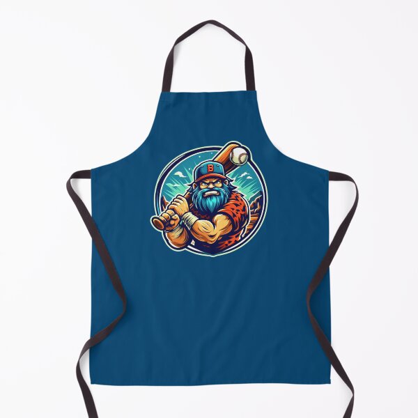 Item preview, Caveman baseball player badge designed and sold by ErikFQ.