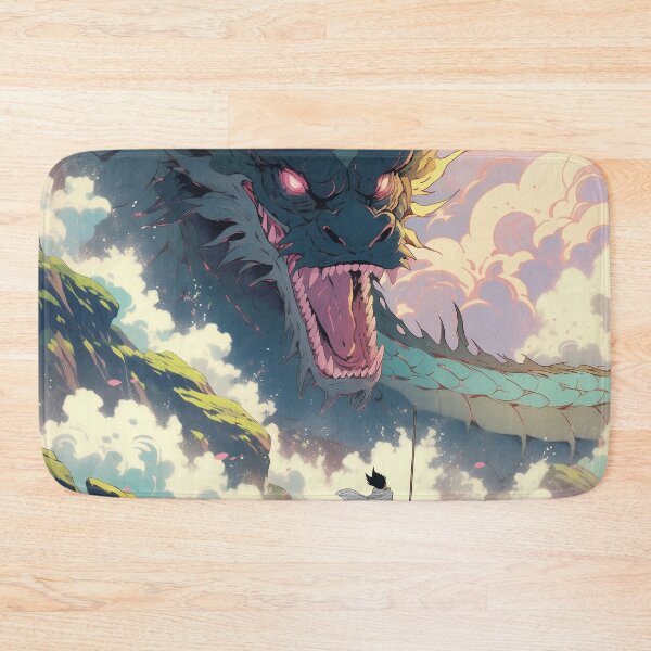 Item preview, Dragon fighting against ship, anime illustration designed and sold by Mauswohn.