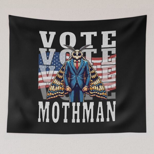 Item preview, Save Democracy Vote Moth Man designed and sold by ZeptepiTrends.