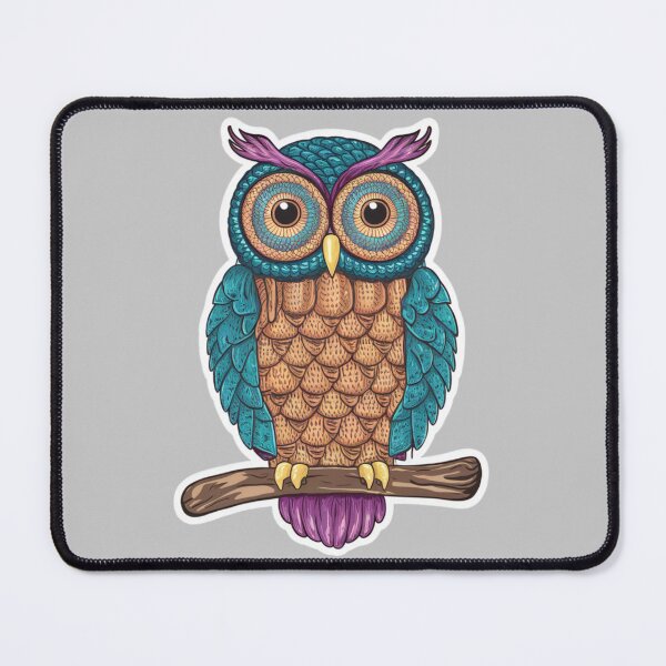 Item preview, color crocheted owl designed and sold by 123ks.