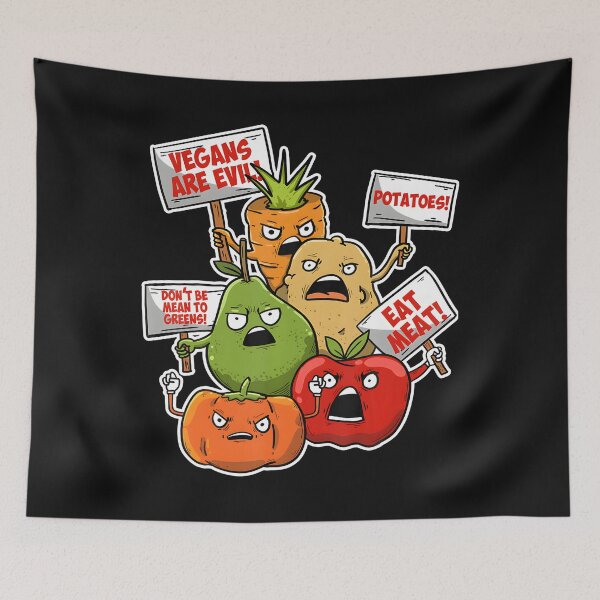 Item preview, Veggie Protest Sayings Vegetable Puns Vegan Jokes designed and sold by EmGai TocXanh.
