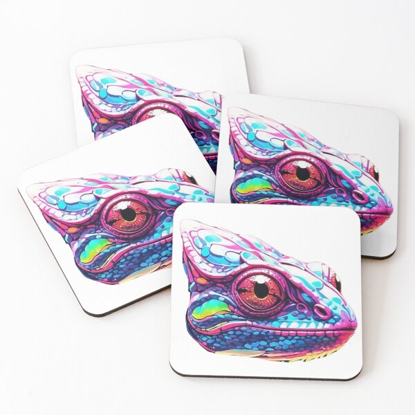 Item preview, Gecko face designed and sold by LevCreates.