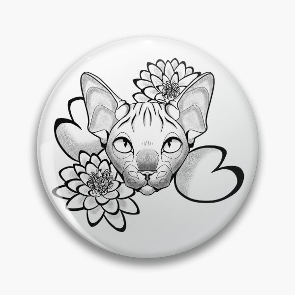Item preview, Cute Sphinx With Flowers designed and sold by Donthug.