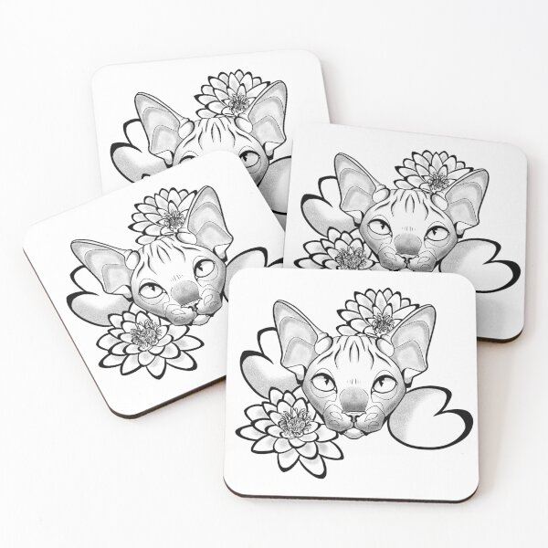 Item preview, Cute Sphinx With Flowers designed and sold by Donthug.