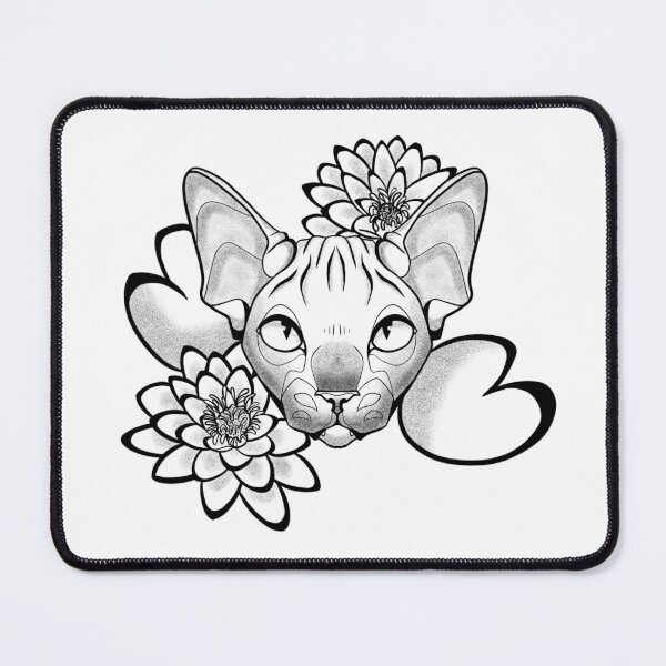 Item preview, Cute Sphinx With Flowers designed and sold by Donthug.