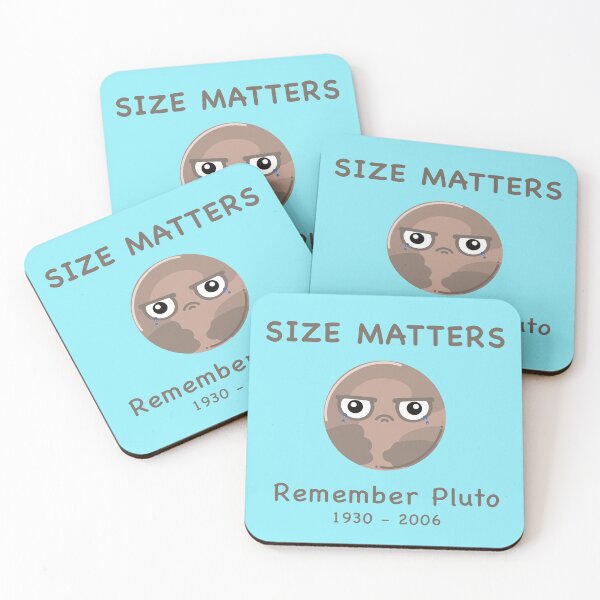 Item preview, Size Matters: Remember Pluto Meme Slogan designed and sold by Catphonesoup.