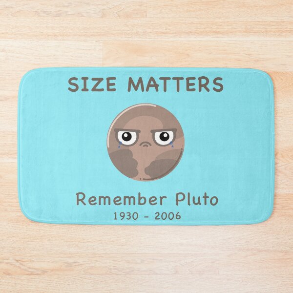 Item preview, Size Matters: Remember Pluto Meme Slogan designed and sold by Catphonesoup.