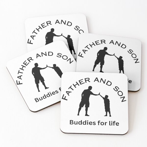 Item preview, Father and Son, Buddies For Life designed and sold by PixelsNBows.