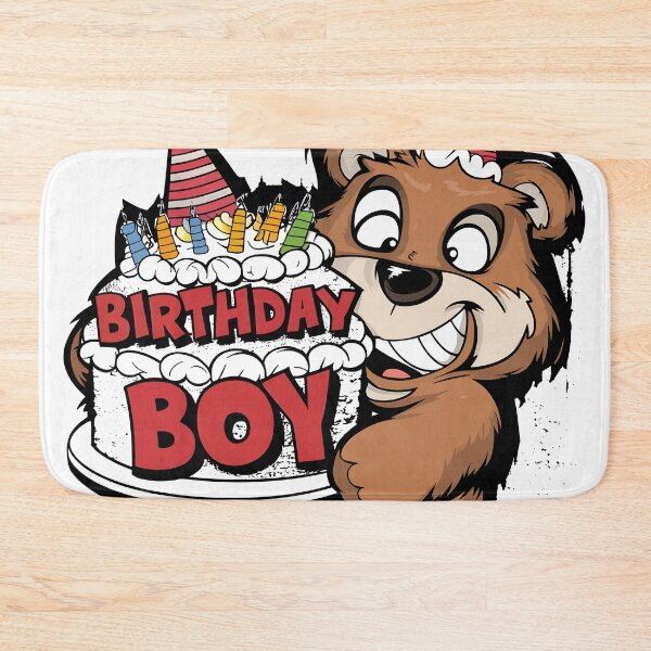 Item preview, Celebration Birthday Boy Cool Bear designed and sold by Quirky Shirts.
