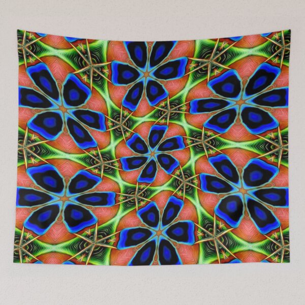 Item preview, Abstract Peacock Feathers Pattern designed and sold by Patternflower.