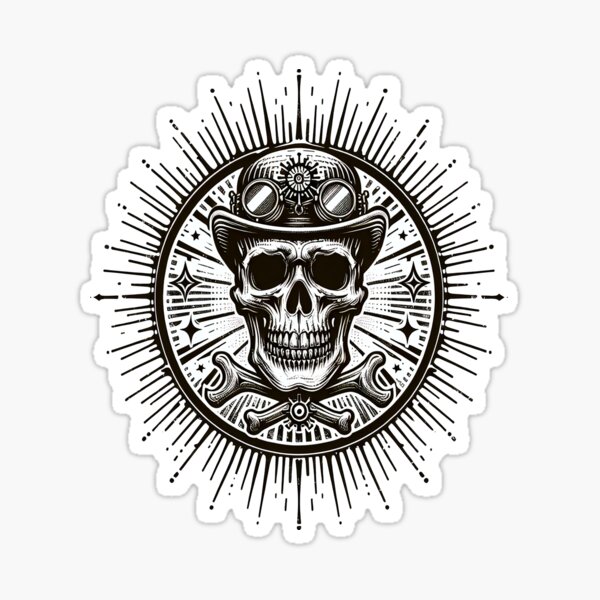 Artikel-Vorschau von Totenkopf Steampunk, designt und verkauft von Kobeko.