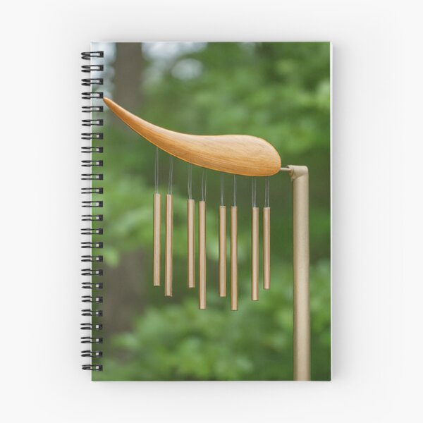 Item preview, Rustic Wooden Wind Chime with Copper Tubes designed and sold by BestArtByArvind.