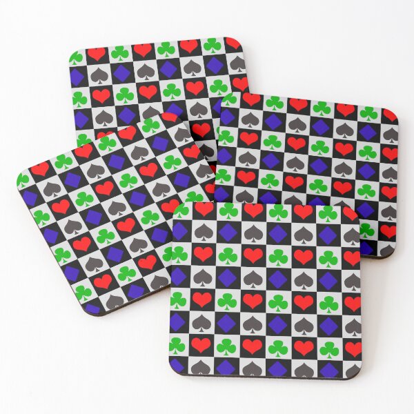 Item preview, Spade Club Heart And Diamond Shapes designed and sold by PatternTitan.
