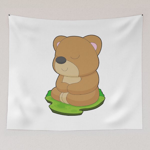 Item preview, Bear Yoga Fitness Meditation designed and sold by Snabdesign84.