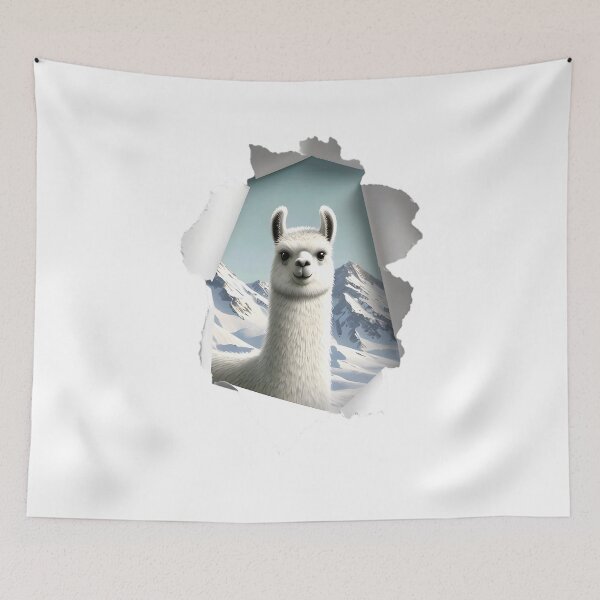 Item preview, Enigmatic Revelation Llama designed and sold by AI-Only Creations.