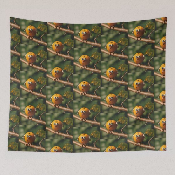 Item preview, Googly-Eyed Orange Bird designed and sold by BestArtByArvind.