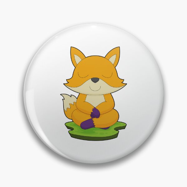 Item preview, Fox Yoga Fitness Meditation designed and sold by Snabdesign84.
