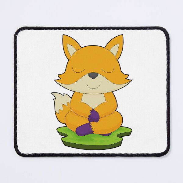 Item preview, Fox Yoga Fitness Meditation designed and sold by Snabdesign84.