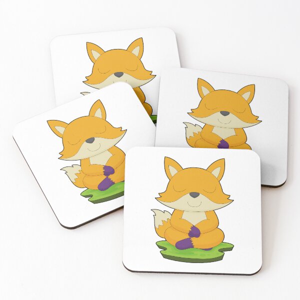 Item preview, Fox Yoga Fitness Meditation designed and sold by Snabdesign84.
