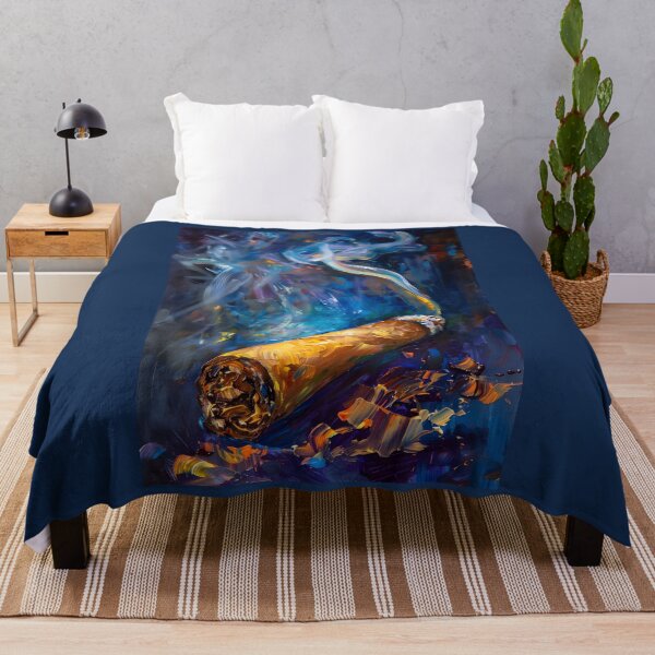 Item preview, Sensuous Spirals - Vivid Swirls of Cigar Smoke Amid Dynamic Contrasting Colors of Light and Shadow designed and sold by OlfactoART Studio.