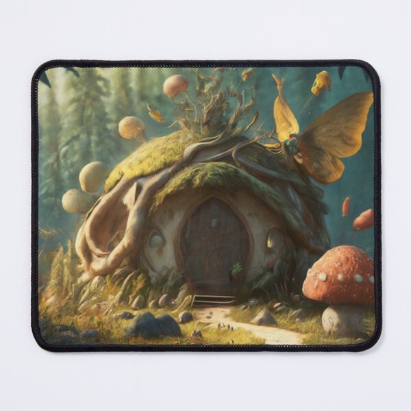Item preview, Enchanted Fairy House in the Woods designed and sold by BestArtByArvind.
