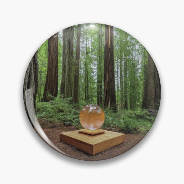 Item preview, Glass Globe in Redwood Forest designed and sold by BestArtByArvind.