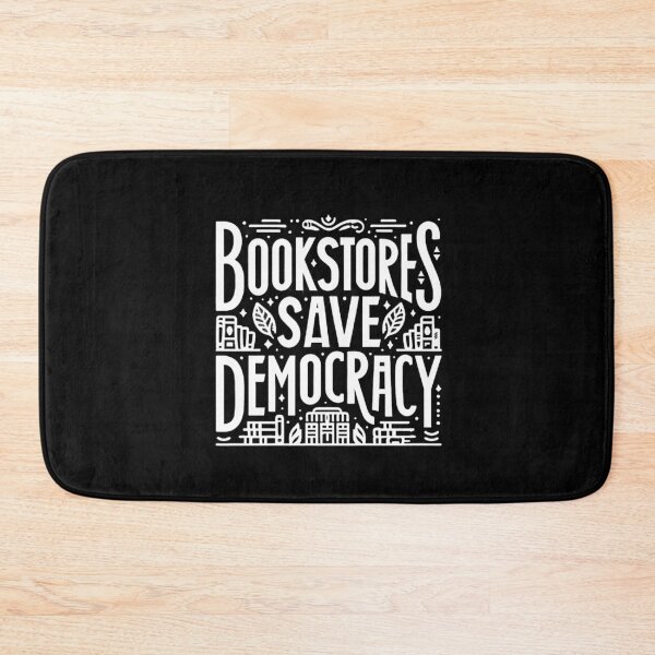 Item preview, Patriotic Book Lover Bookstores Save Democracy Bibliophile  designed and sold by The Junto Shop.