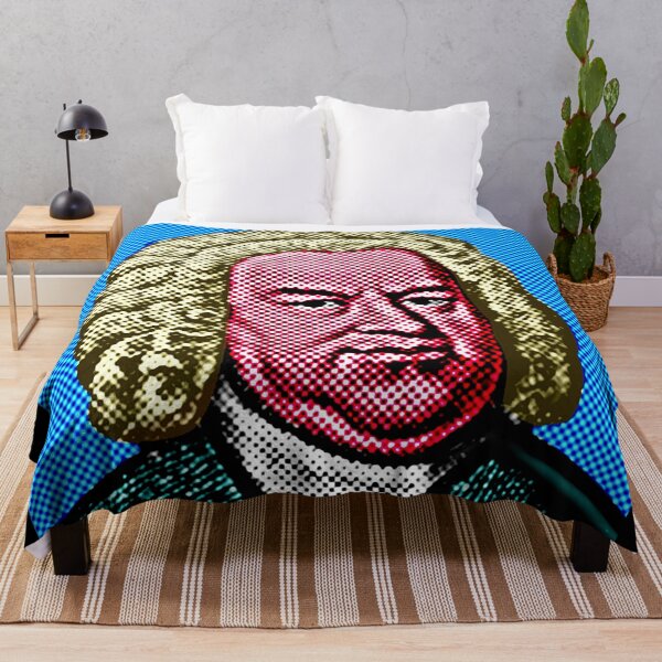 Item preview, Copy of Johannes Sebastian Bach Pop Art Portrait in Blue Background designed and sold by OnlyPopArt.